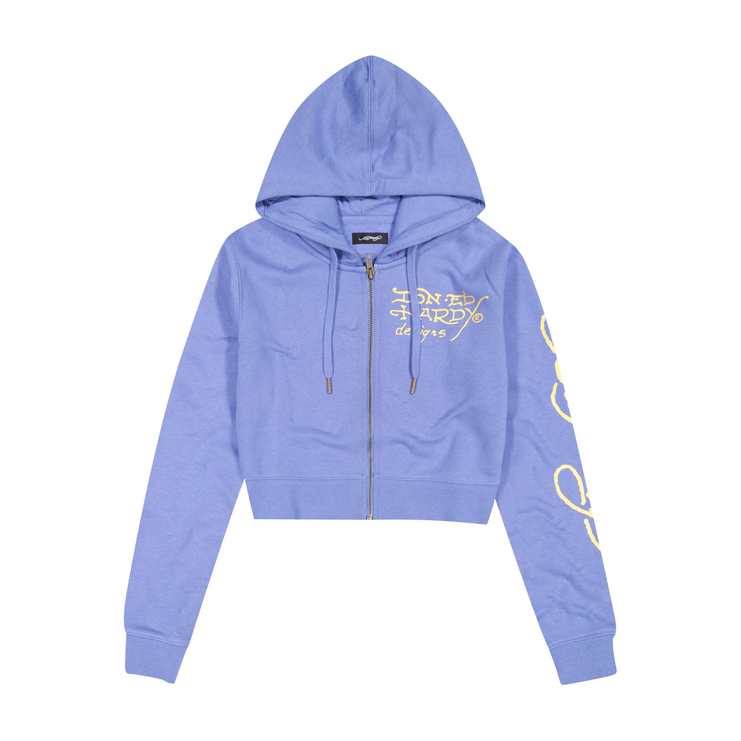 Tiger Lotus Zip Front Hoodie