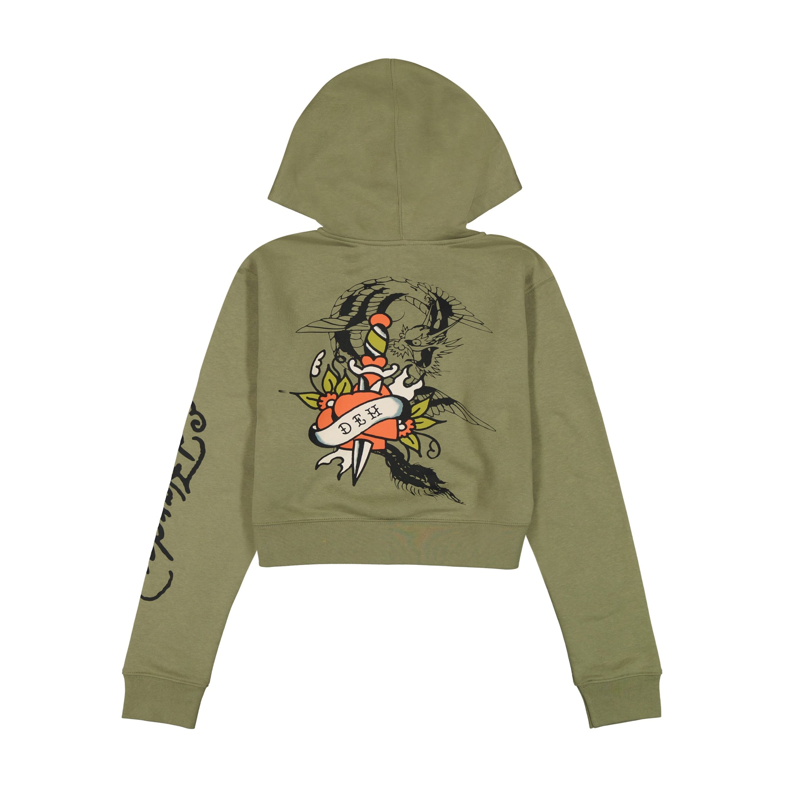 Dragon Dagger Zip Front Hoodie - Image 2