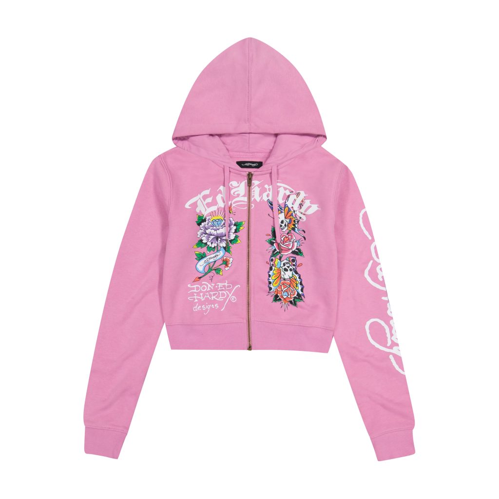 Flower Skull Front Hoodie