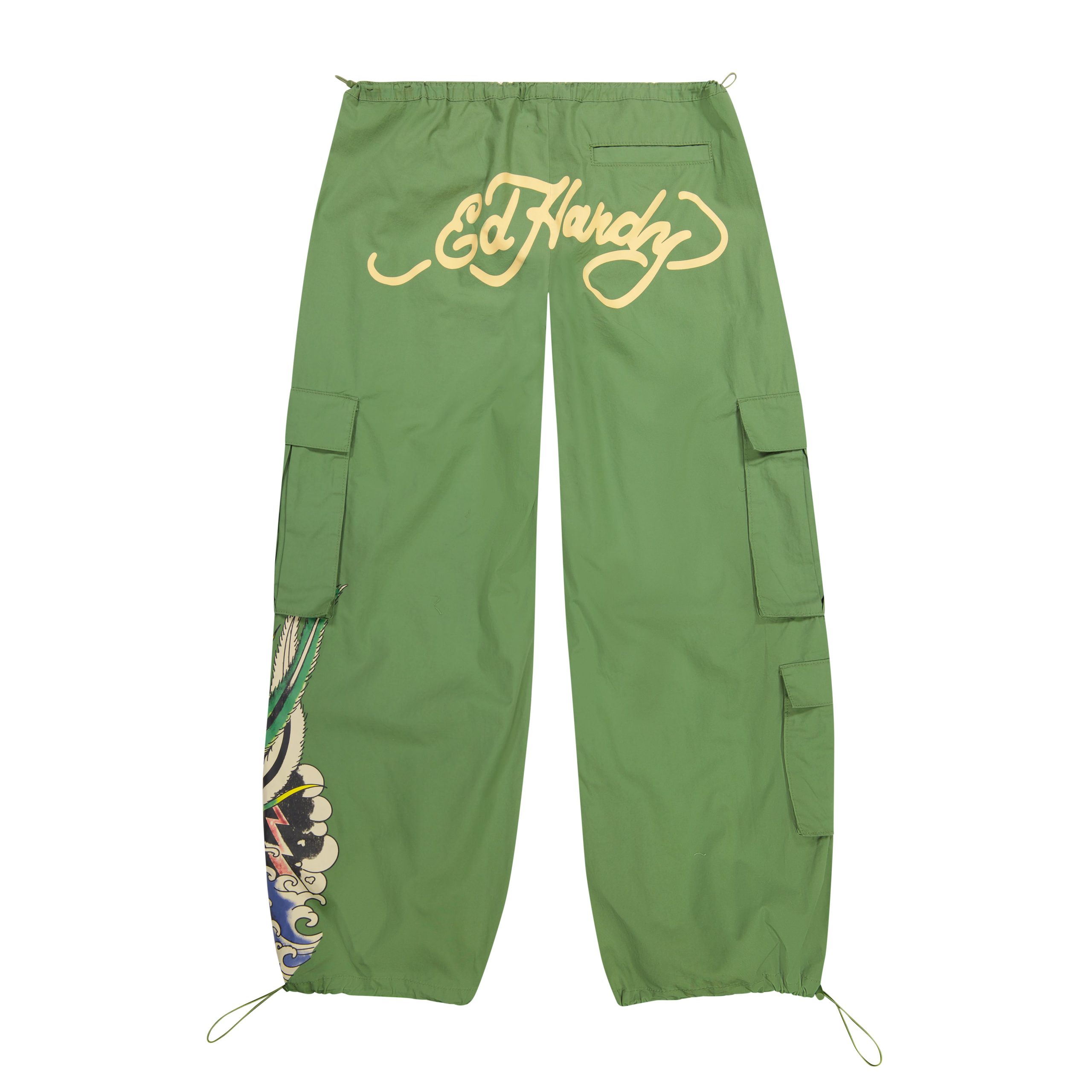 Peacock Poplin Cargo Pants - Image 4